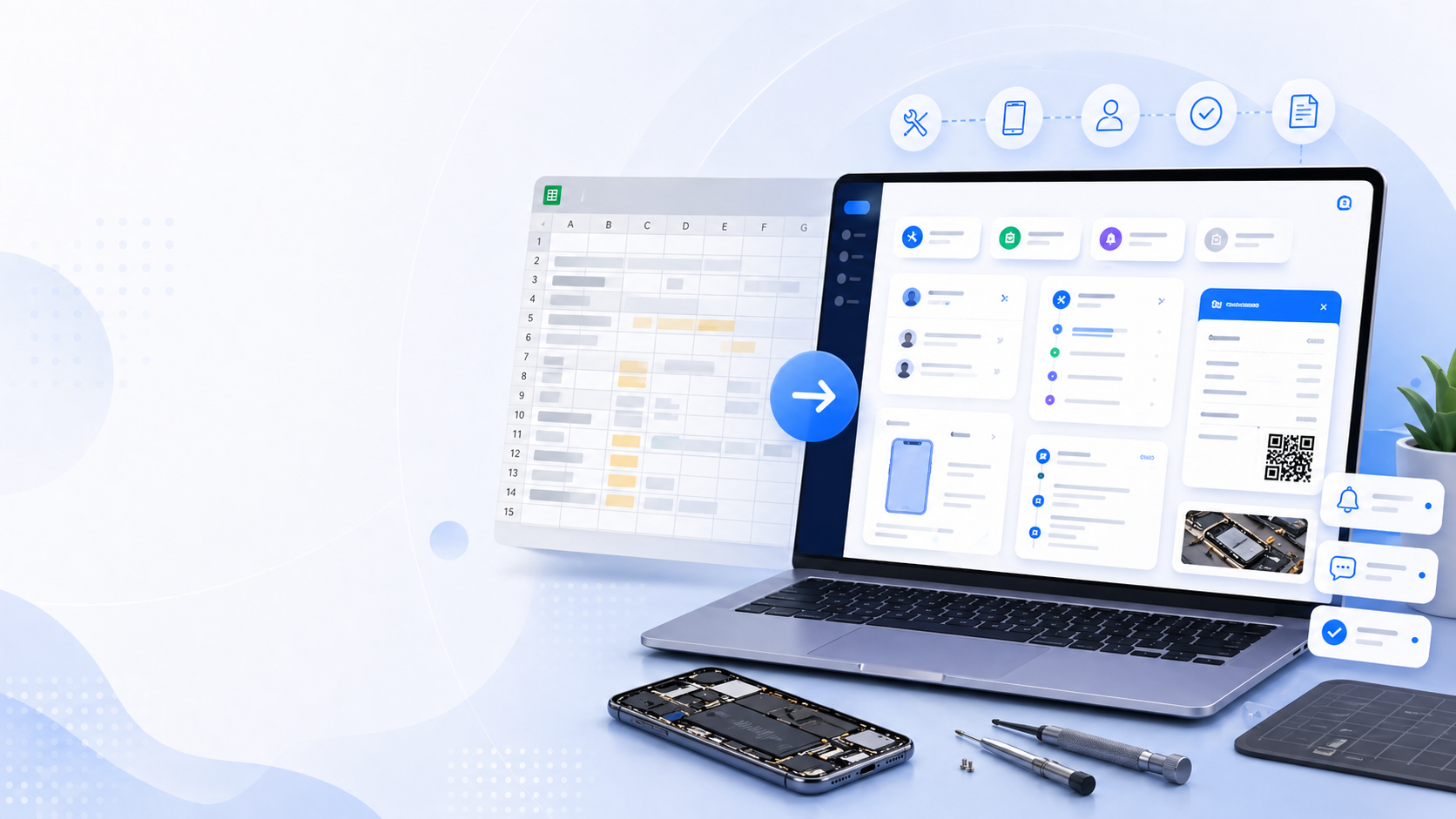 Perché usare un gestionale invece di Excel per le riparazioni
